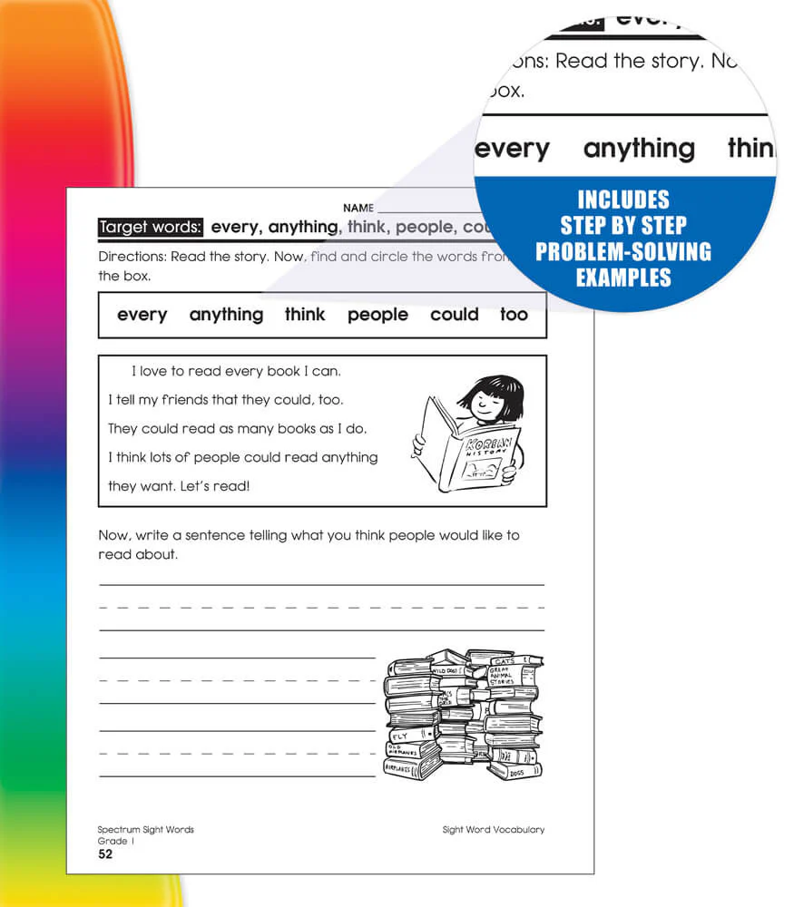 Spectrum Sight Words Grade 1 - Image 2