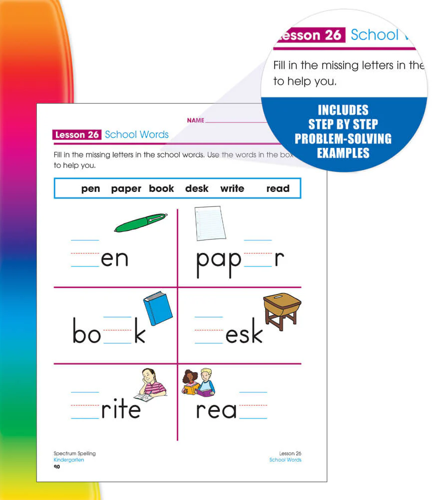 Spectrum Spelling Grade Kindergarten - Image 2
