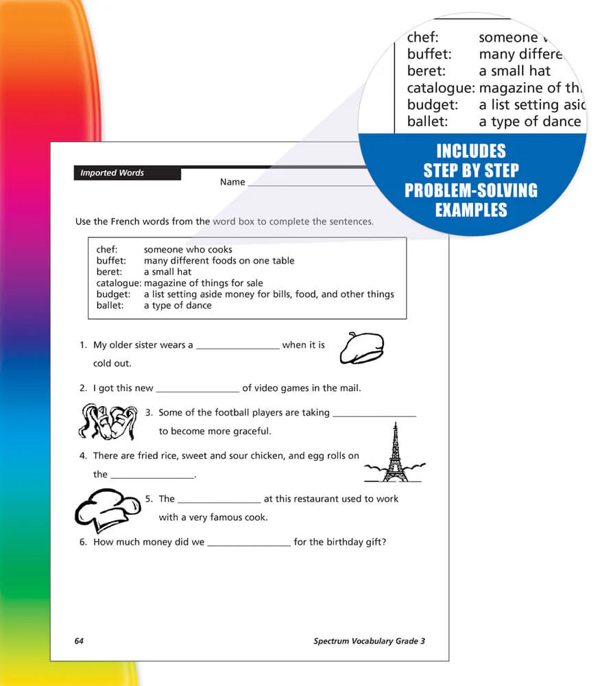 Spectrum Vocabulary Grade 3 - Image 2