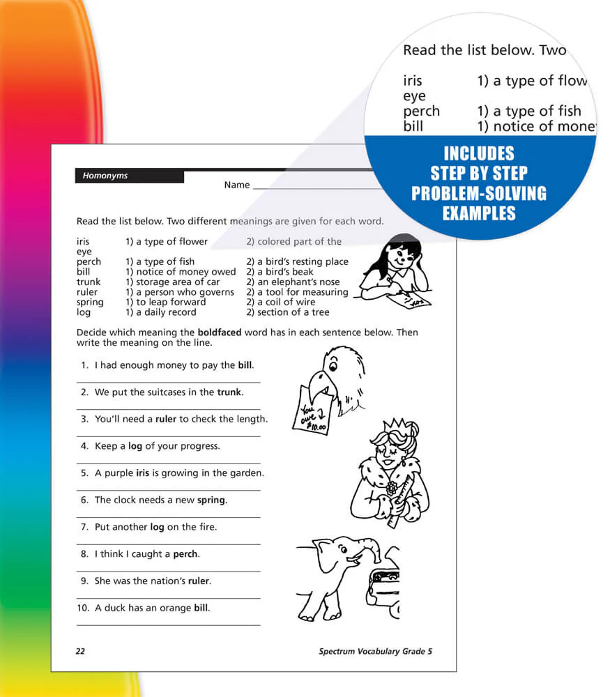 Spectrum Vocabulary Grade 5 - Image 2