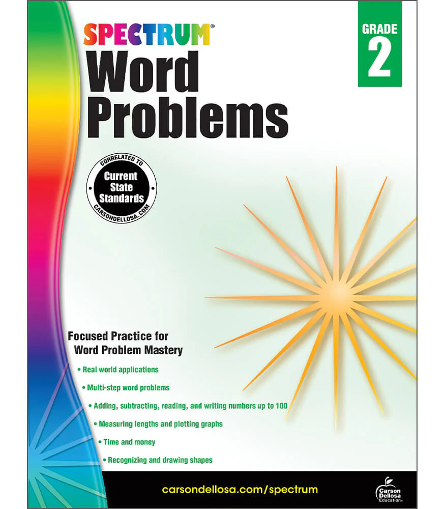 Spectrum Word Problems Grade 2