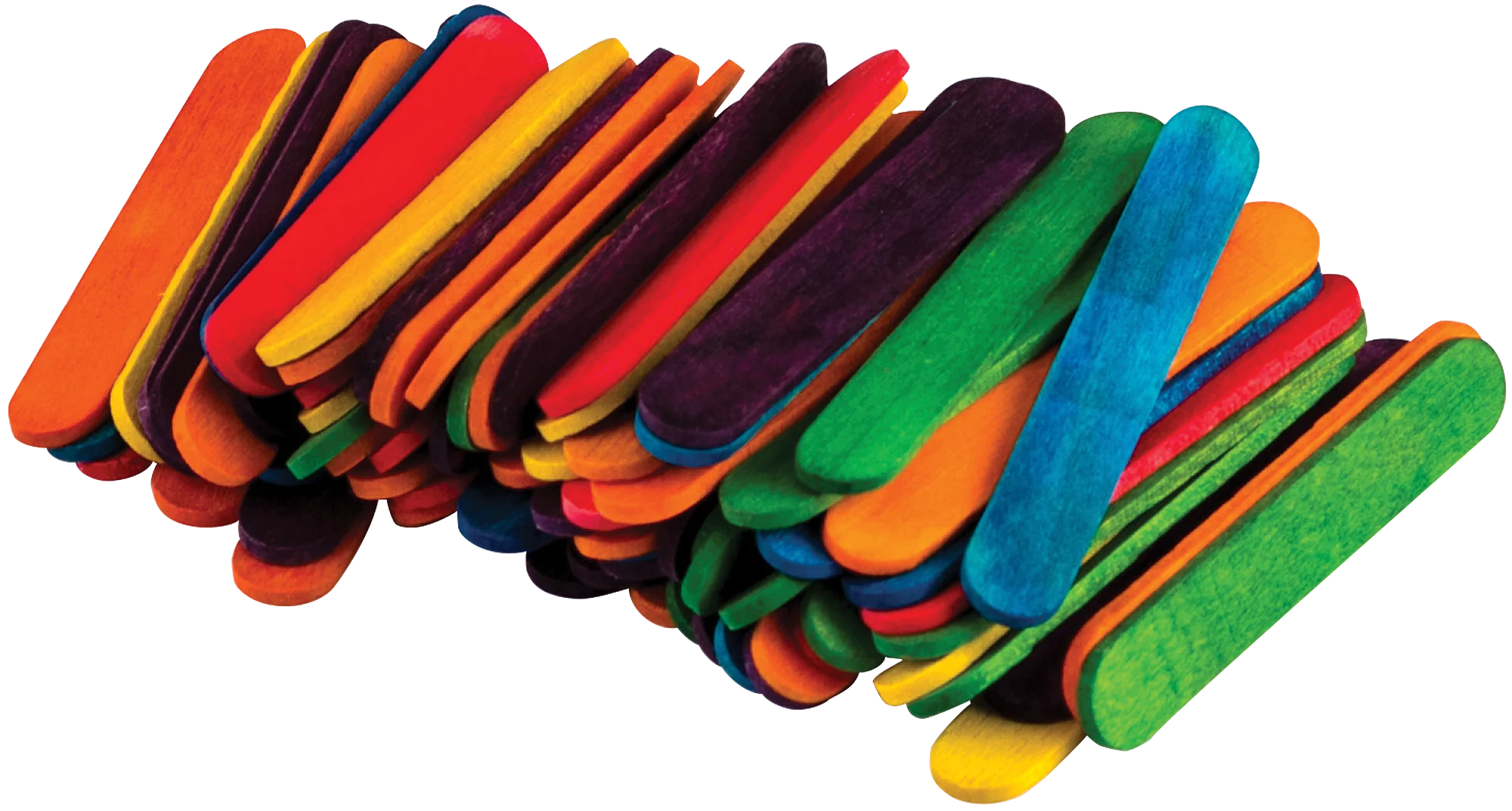 STEM Basics: Multicolor Mini Craft Sticks - 100 Count