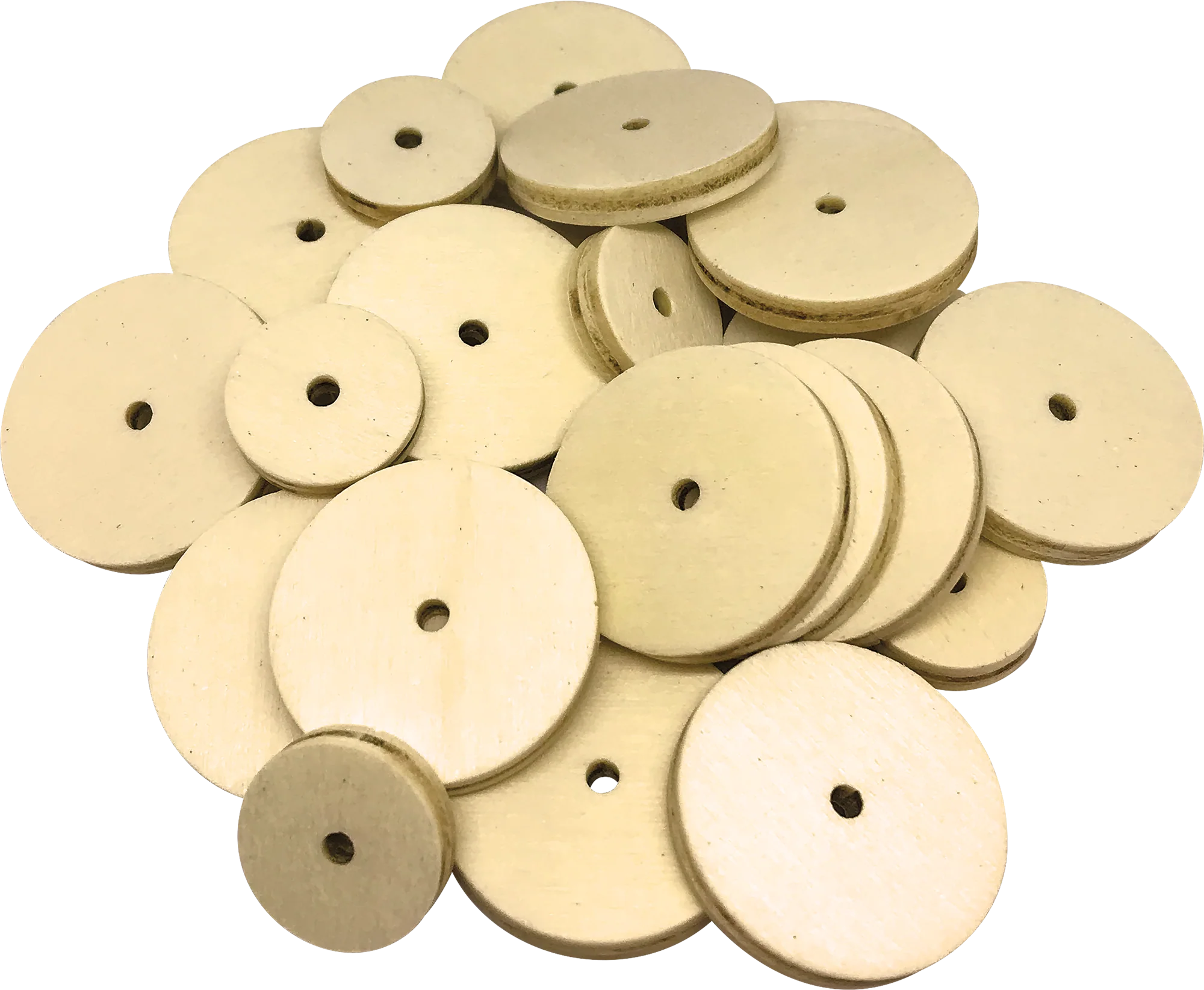 STEM Basics: Wooden Wheels - 60 Count