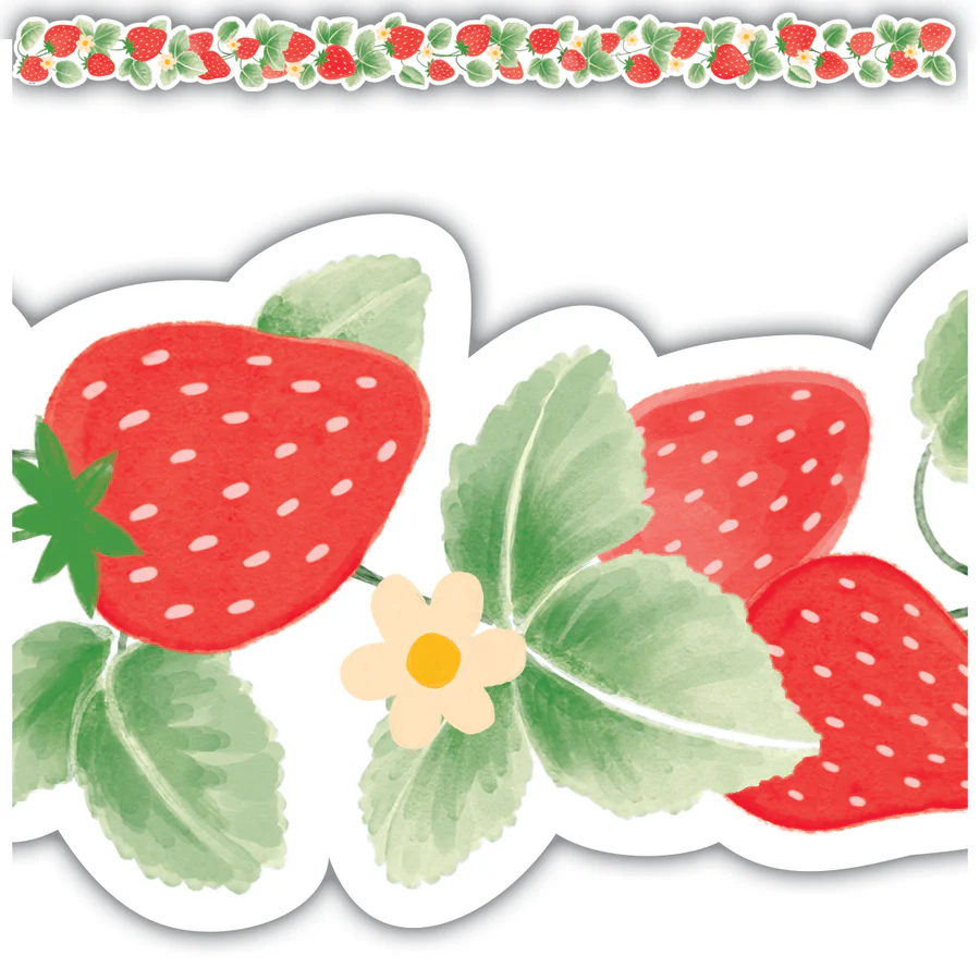 Strawberry Patch Die-Cut Border