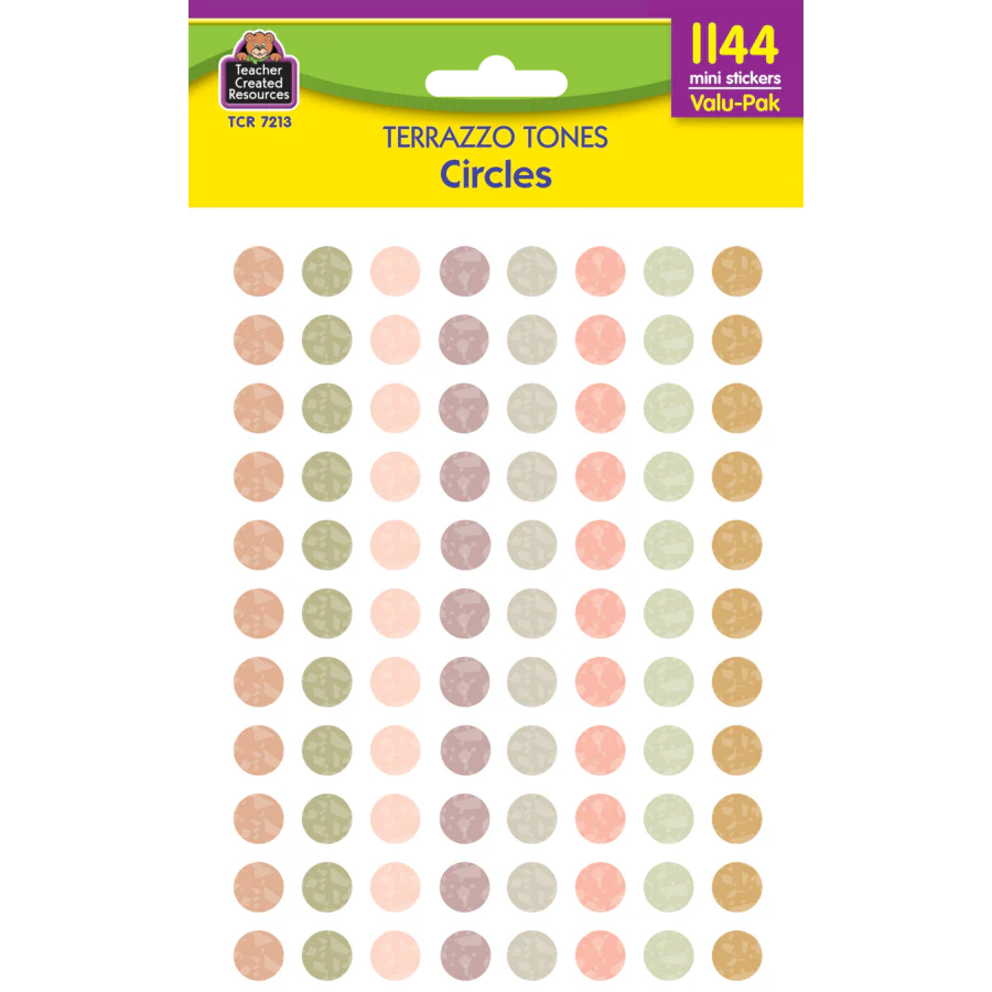 Terrazzo Tones Mini Stickers Valu-Pak