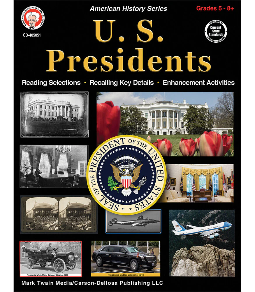 U.S. Presidents Workbook Grades 5+