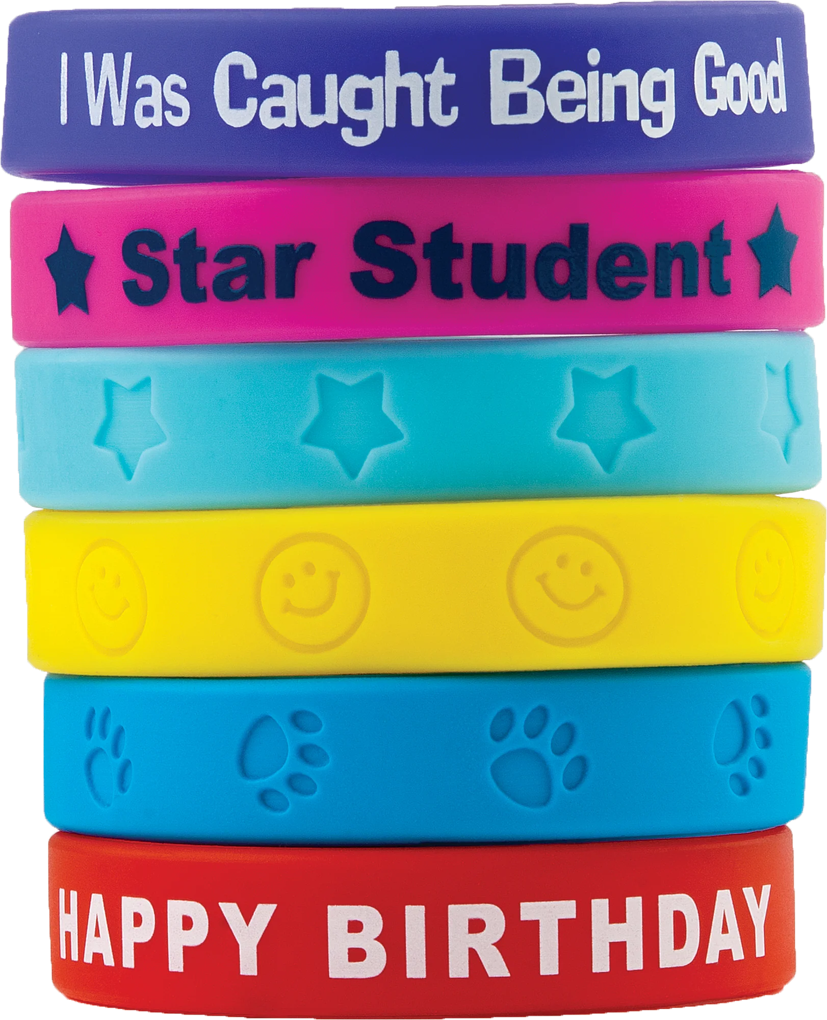 Valu-Pak of 24 Assorted Wristbands