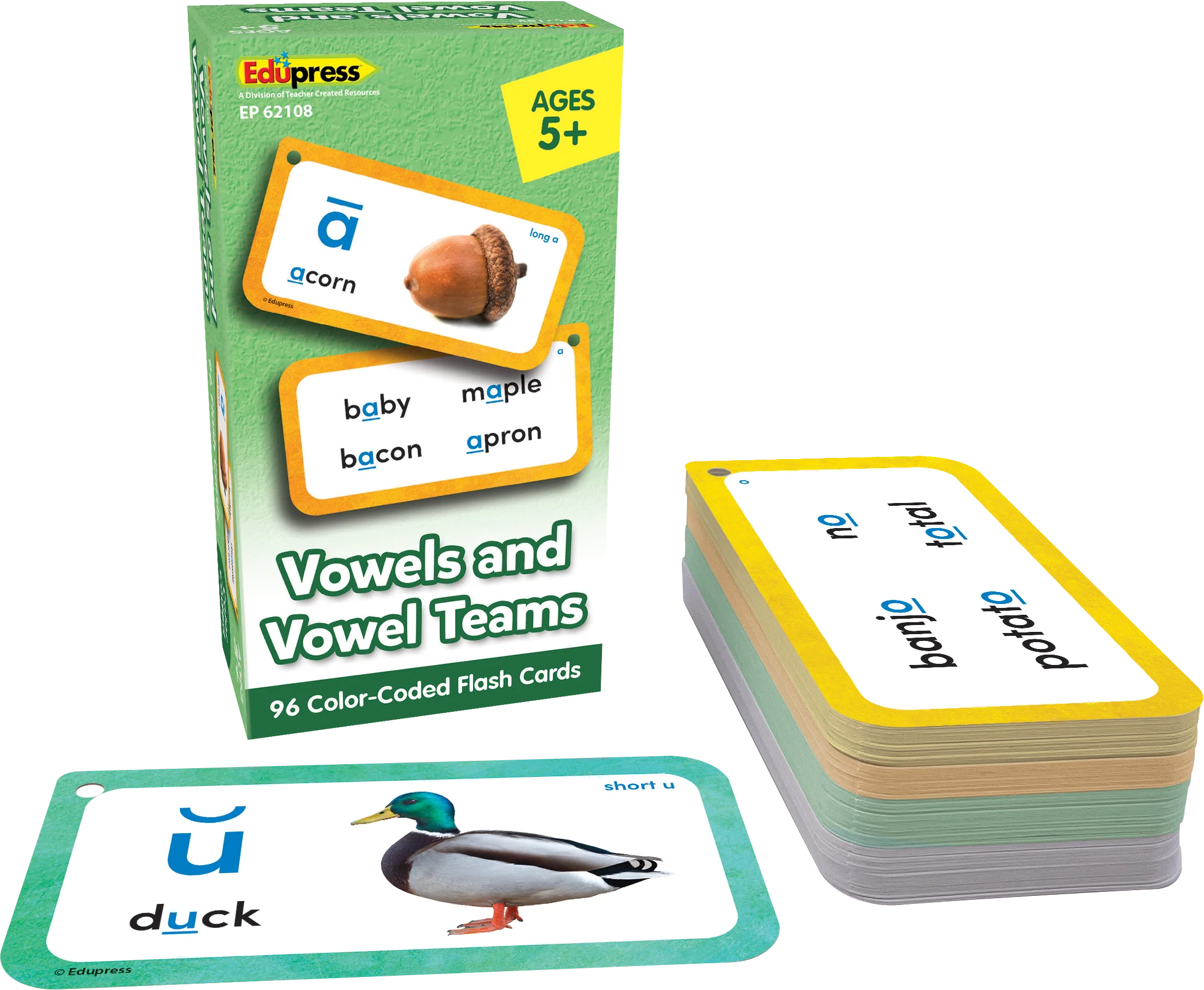 Vowels and Vowel Teams Flash Cards Deluxe Set