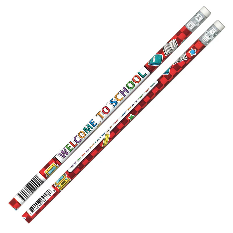 WELCOME TO SCHOOL PENCILS 12PK